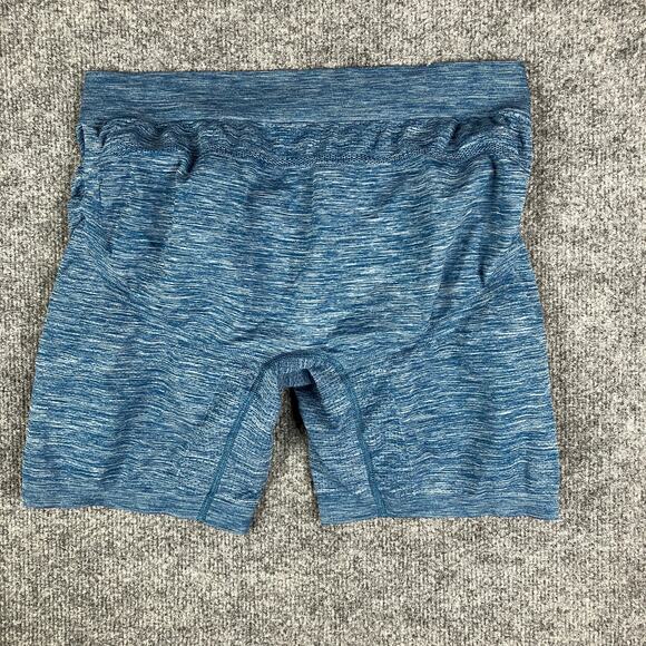 Lululemon Compression Shorts Womens XL Blue Seamless Athletic Stretch Workout - Picture 7 of 8